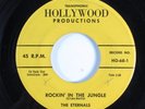 R&B Doo Wop Sax Rocker 45 ETERNALS Rockin' In The Jungle HOLLYWOOD VG+ HEAR b