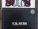 U.K.SUBS. RECORDED 1979-1981 RED VINYL LP w/ STENCIL. ORIGINAL ALBUM.PUNK RECORD