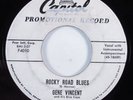 Rockabilly 45 GENE VINCENT Rocky Road Blues CAPITOL promo HEAR b