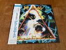DEF LEPPARD Hysteria LP+OBI Vinyl 1987 Japanese 1st Press w/Lyrics RARE