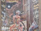 IRON MAIDEN - SOMEWHERE IN TIME UK VINYL 1ST PRESS LP MERCH SHEET STUNNING COND