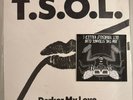 T.S.O.L. – DARKER MY LOVE - VINYL LP - PINK / PURPLE TRANSPARENT - VG+ - 603