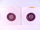 2X The Beatles Helter Skelter My Life Seen Face Hide Love - Orange Wax 45 Vinyl