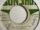 LEVAL THOMPSON Girl You got To Run SUNSHOT Killer  Roots Reggae 7