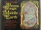 J R R TOLKIEN POEMS and SONGS from MIDDLE EARTH CAEDMON vinyl Lp