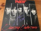 RATT-STEPHEN PEARCY SIGNED AUTOGRAPHED DANCING UNDERCOVER OG US VINYL LP W PROOF