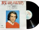 JOSE LUIS PERALES 15 Grandes Exitos LP Vinyl 1983 Mexico Y COMO ES EL Me Llamas