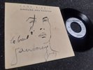 serge Gainsbourg Autographe vinyl 45t JANE BIRKIN amours des feintes signé live