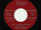 R&B Rocker 45 - Champions & Sonny Thompson - Pay Me Some Attention - Chart VG++
