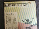AEROSMITH LIVE BOOTLEG WHITE LABEL PROMO WLP W/ POSTER