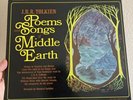 J.R.R. Tolkien – Poems And Songs Of Middle Earth Lord Of The Rings LP EX/NM