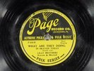 78 RPM -- Lilly Brothers, Page 505, V+ Bluegrass - Country