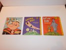 POPEYE'S FAVORITE SEA SONGS + ASTRO BOY THEME SONG + RUFF and REDDY 45 RPM LOT
