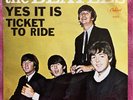 THE BEATLES Ticket To Ride / Yes It Is 45 PS CAPITOL 5407 EC VG+ NM-