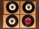 4 Vintage 1950s Records 45s Billy Riley Mack Owen George Klein Rosco Gordon