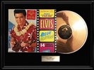 ELVIS PRESLEY BLUE HAWAII GOLD RECORD LP ALBUM FRAME  RARE HYPE STICKER NON RIAA