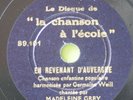 Madeleine Grey En Revenant d'Auvergne 78RPM La Chanson à l'Ecole (8