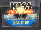 EX • KISS - Lick It Up - Tank Shaped Picture Disc 45- RARE 1983 UK Import KPIC 5
