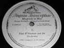 Paul Whiteman Rhapsody in Blue Victor Prize Selections Program Transcription VE