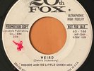 Roscoe & His Little Green Men WEIRD  20th Century ROCKABILLY PROMO 45 RARE