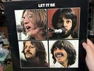 THE BEATLES LET IT BE RARE VGC VINYL 1970 GREEN APPLE PCS 7096 YEX.773 774