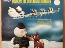 SIGNED Burl Ives Rudolph the Red Nosed Reindeer LP   Decca 1965 1st Pressing