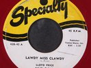 LLOYD PRICE: lawdy miss clawdy / mailman blues SPECIALTY 7