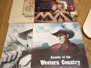 Chris LeDoux Set of 4 Country LPs Vtg Autographed Country Music