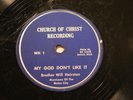 BLUES GOSPEL BROTHER WILL HAIRSTON My God Don't Like It CHURCH OF CHRIST DETROIT