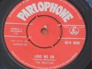 The Beatles Love Me Do P.S I Love You 1st Press Red Parlophone 45-R 4949 7