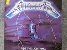 RARE LP METALLICA BOMBE-RIDE THE LIGHTNING-8381401-1989 EUROPE PRESS.NEAR MINT