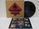 90s Electronic Trip Hop MASSIVE ATTACK blue lines 1991 UK Vinyl LP + Inner VG