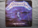 METALLICA- RIDE THE LIGHTNING VINYL LP    1ST  1984  PRESS   MEGAFORCE  RECORDS