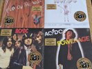 AC-DC 4 x 50th Anniversary Gold Vinyl Lps + Inserts - AC/DC Maiden Sabbath Judas