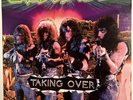 OVERKILL - Taking Over LP 1987 Megaforce/Atlantic *RARE MERCHANDISE SHEET*