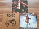 3 LP's : AC/DC - IF YOU WANT BLOOD (LIVE)- FOR THOSE ABOUT TO ROCK- BLOW UP YOUR