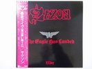 Saxon The Eagle Has Landed (Live) Carrere P-11227 Japan  VINYL LP OBI