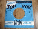 NICE ORIGINAL URGENT SPECIAL RUSH COPY TOP POP SLEEVE for BEATLES DEMO SINGLES