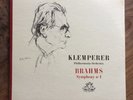 Otto Klemperer, Philharmonia Orchestra - Johannes Brahms - Symphony No1 (LP) VG+