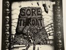 SORE THROAT - Unhindered by Talent LP Org. U.K. 1988 VG Napalm Death Carcass ENT