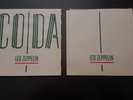 LED ZEPPELIN CODA GATEFOLD  LP  RECORD  AUSTRALIA