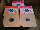5 UK ROCK N ROLL 78s ELVIS,FATS DOMINO,DON LANG,FRANKIE AVALON,JERRY LEE LEWIS