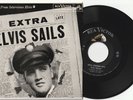 ELVIS PRESLEY 45 rpm EP w/picture cover ELVIS SAILS press interview with Elvis