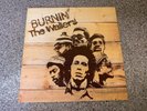 Bob Marley Burnin + Inner Pink Rim 1st Press Rare Original UK LP