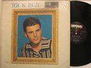 Ricky Nelson Lp Rick Is 21 On Imperial - Vg++ / Vg++ (In Shrink)