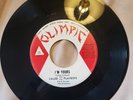 45 RPM CALEB AND THE PLAYBOYS/I'M YOURS/SEE ABOUT ME  OLIMPIC NO#    STRONG VG+