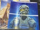 IRON MAIDEN-Powerslave 40th Anniversary Zoetrope Vinyl + 3D Art Print SEALED