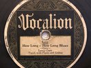 Rare Blues 1928 LEROY CARR - HOW LONG-HOW LONG BLUES - VOCALION 78 Record 1191