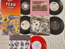 THE POGUES SINGLES X 5 FIESTA IRISH ROVER YEAH SHOULD FALL FROM GRACE RED VINYL