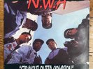 NWA - STRAIGHT OUTTA COMPTON - 1st PRESS UK VINYL LP - A1 / B1